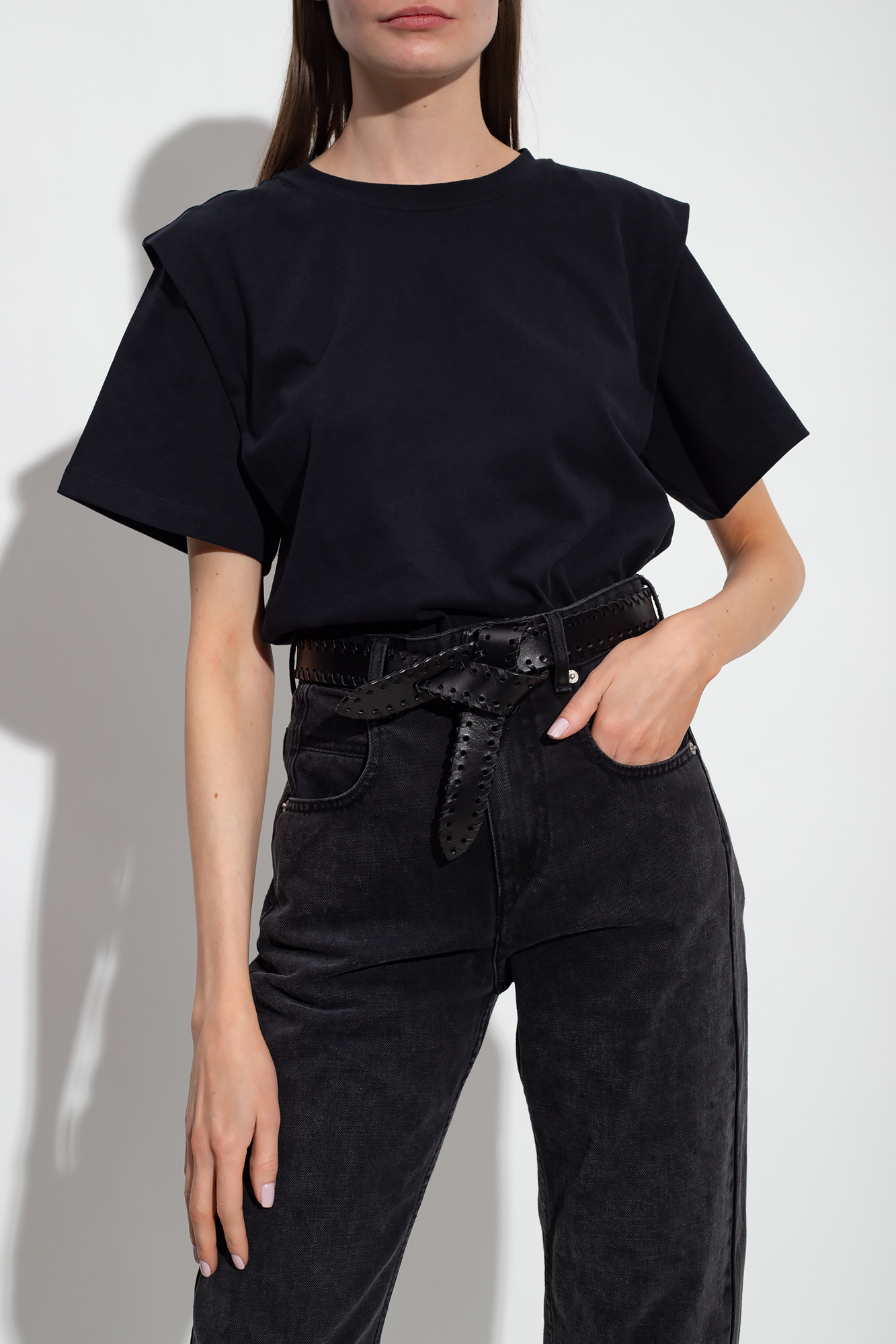 Black 'Zelitos' T-shirt Isabel Marant - Vitkac AS
